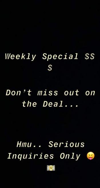 Traveling TS.. Weekend Specials