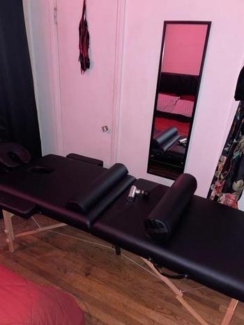 TS MISTRESS FOXY MASSAGE TABLE UP AND READY EAST DETROIT/GROSSE POINTE