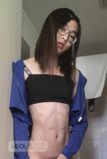 A femboy with girl body shape, looking for your spoil