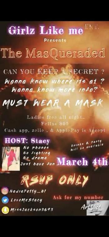 ??? MARCH 4th ??? ? CAN YOU KEEP A SECRET ?? ?TGIRL LUSTY PARTY