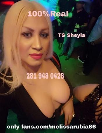 Latina Ts Blonde Sheyla Melissa